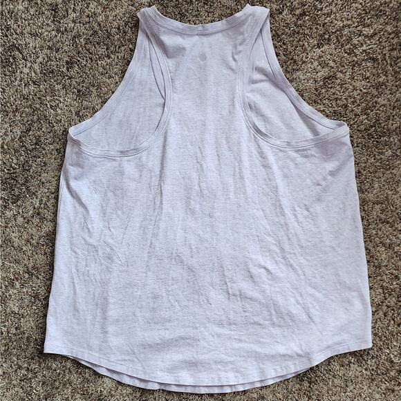 LULULEMON Love Tank Size 18 Heathered Lavender Dew Curvy Girl Gym Athleisure EUC - Picture 2 of 5